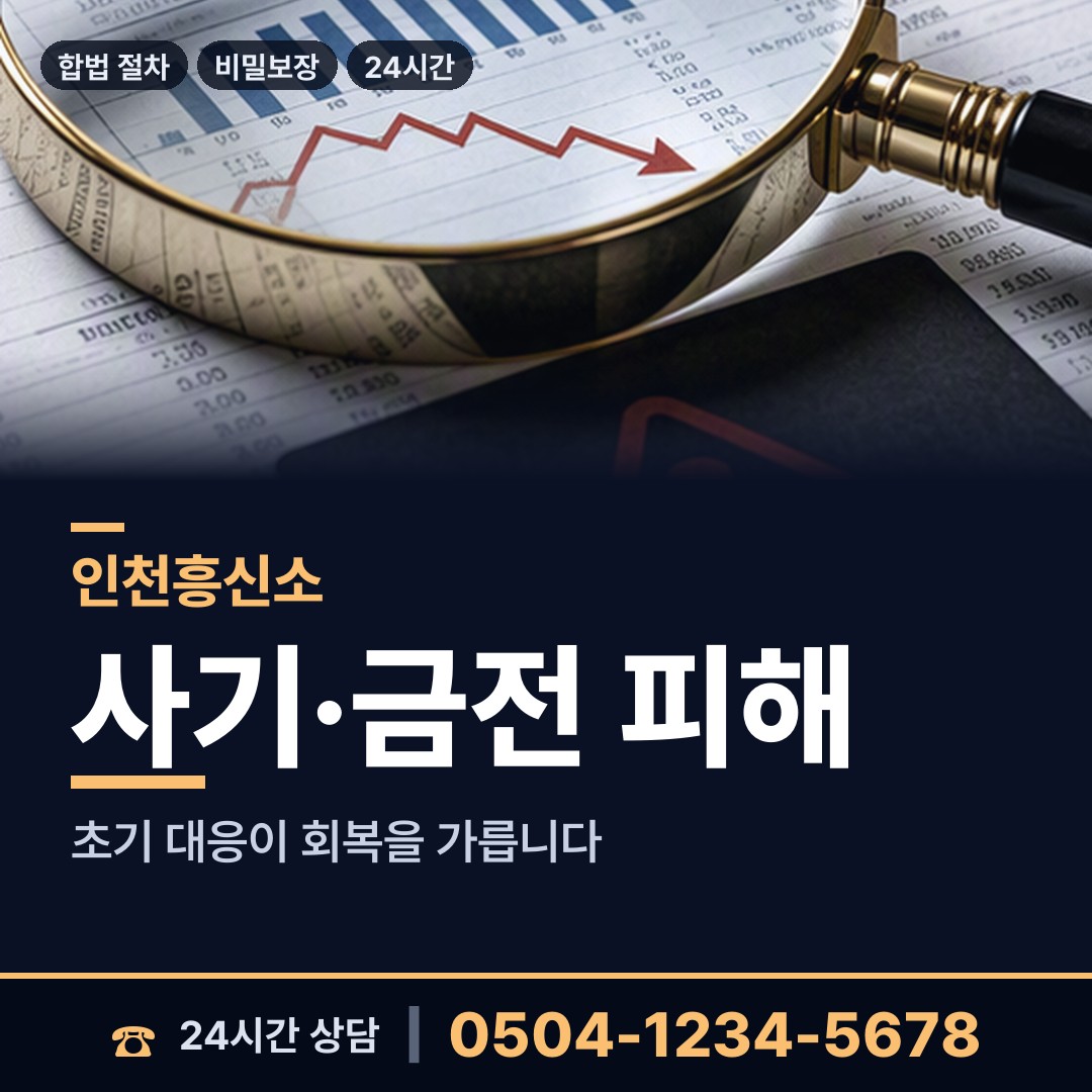 인천 부평4동 로맨스스캠 상담 안내